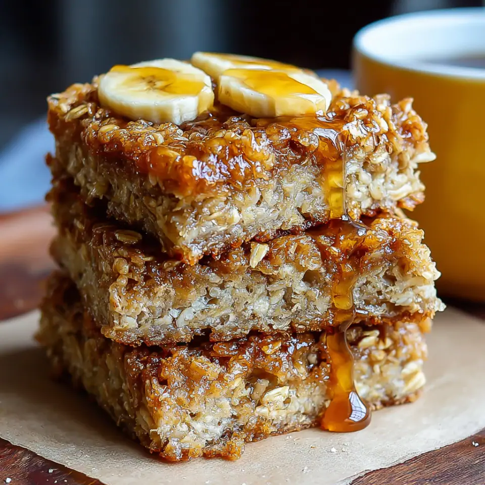 Banana Oatmeal Bars