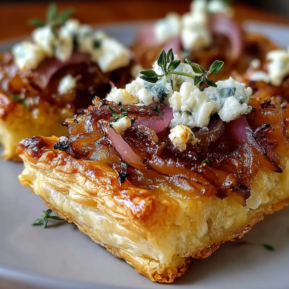 Caramelized Onion and Goat Cheese Tarts
