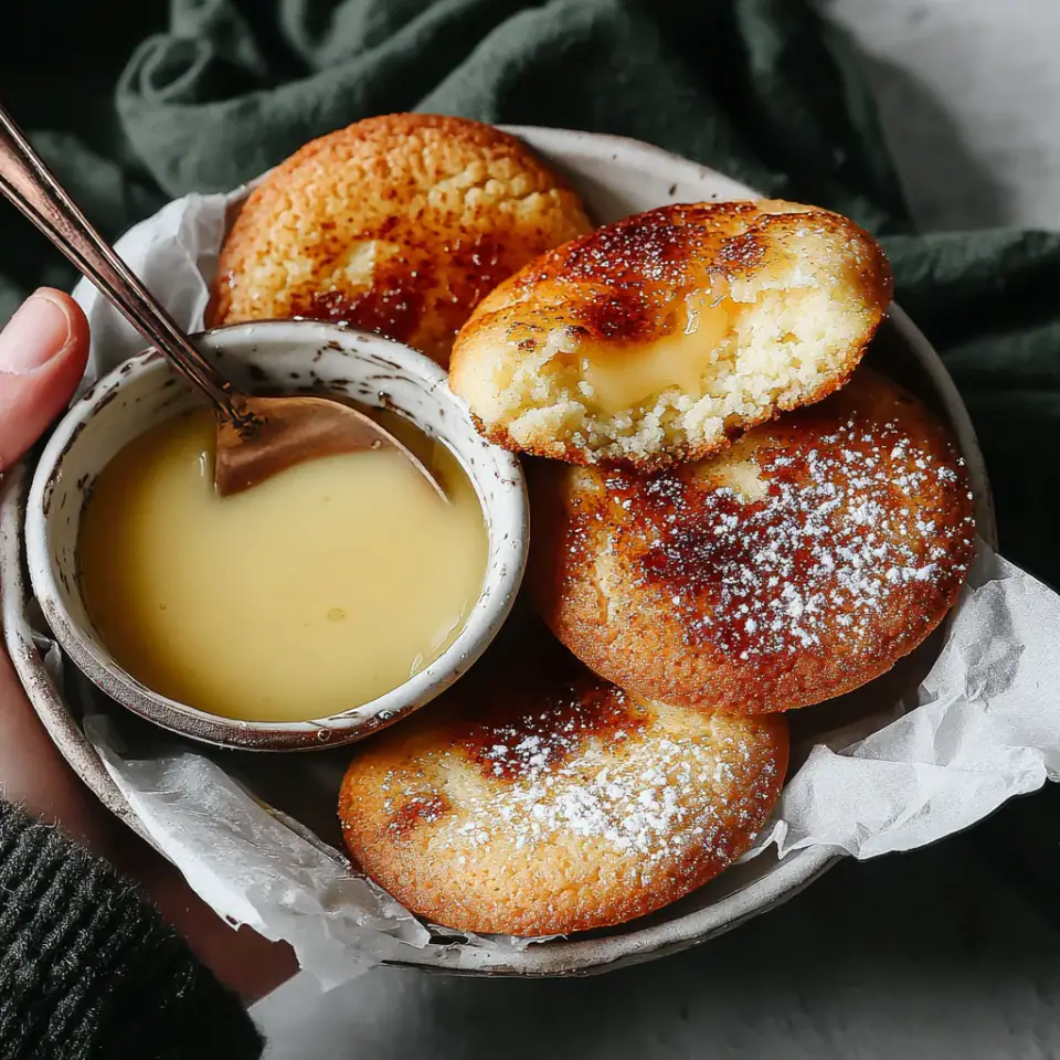 A close look at Crème Brûlée Cookies