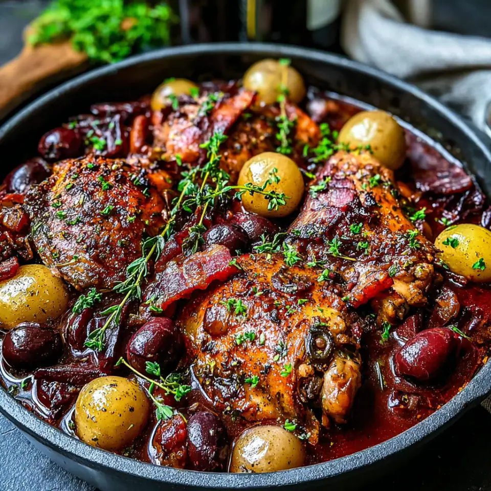 Julia Child’s Coq au Vin Recipe