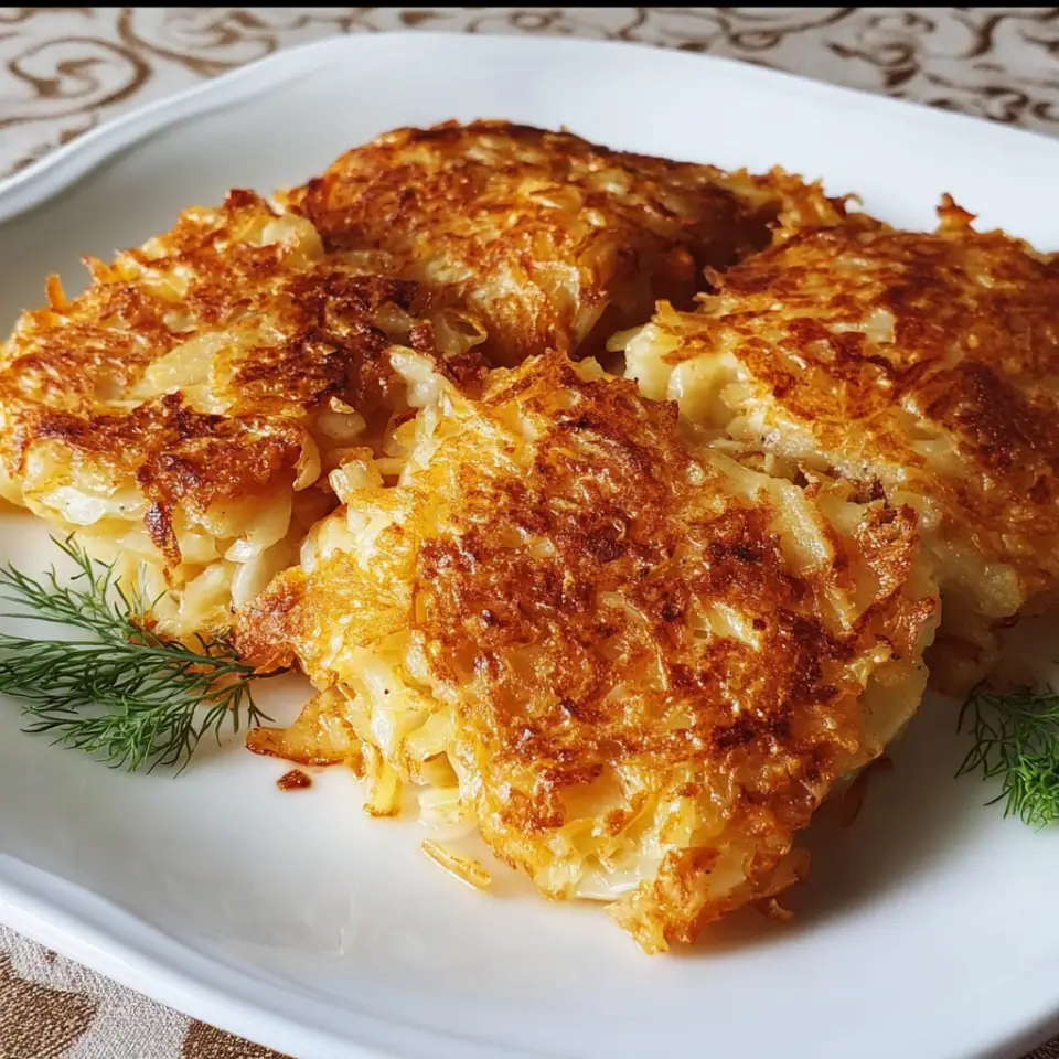 Cabbage and Chicken Fritters