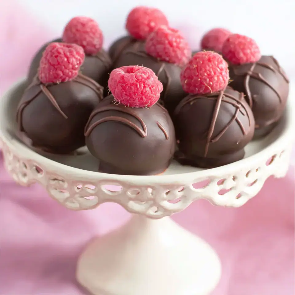 A close look at Keto Raspberry Cheesecake Bites