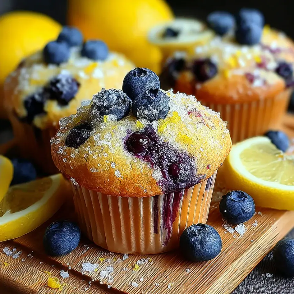 Lemon Blueberry Muffins