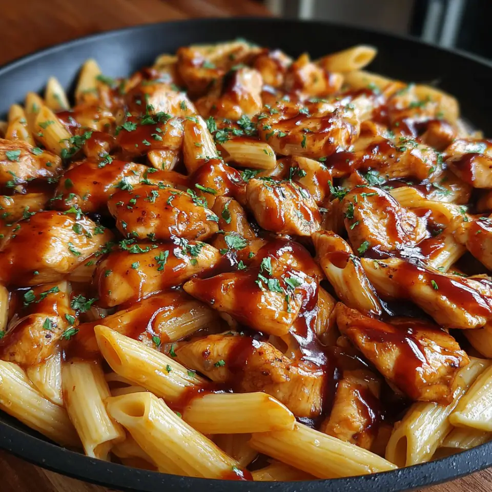 One-Pan Honey BBQ Chicken Penne