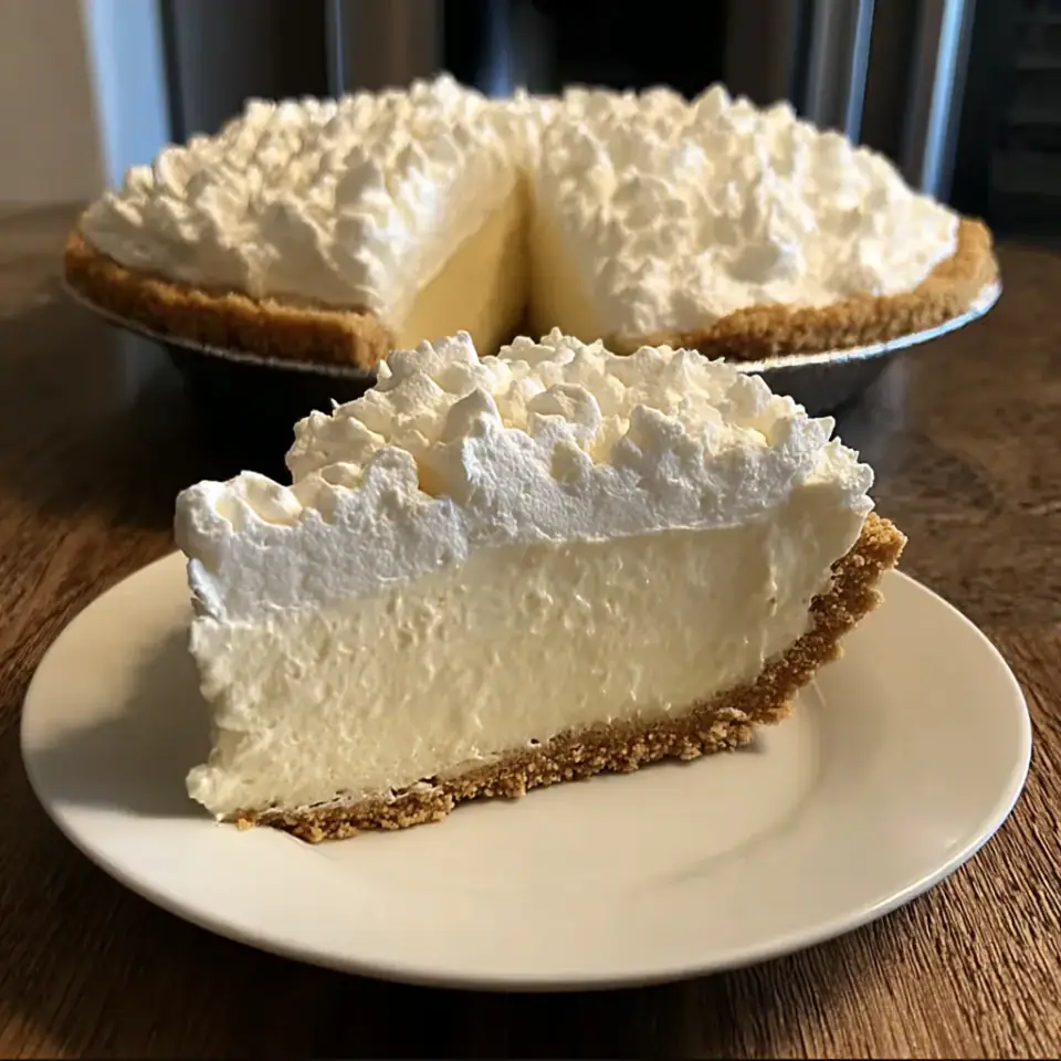 Marshmallow Whip Cheesecake, ready to serve
