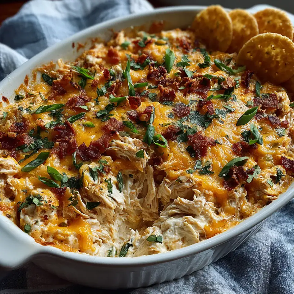 Neiman Marcus Chicken Casserole, ready to serve