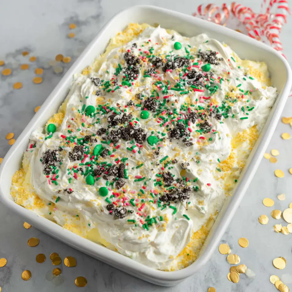 A close look at No Bake Christmas Cookie Lush