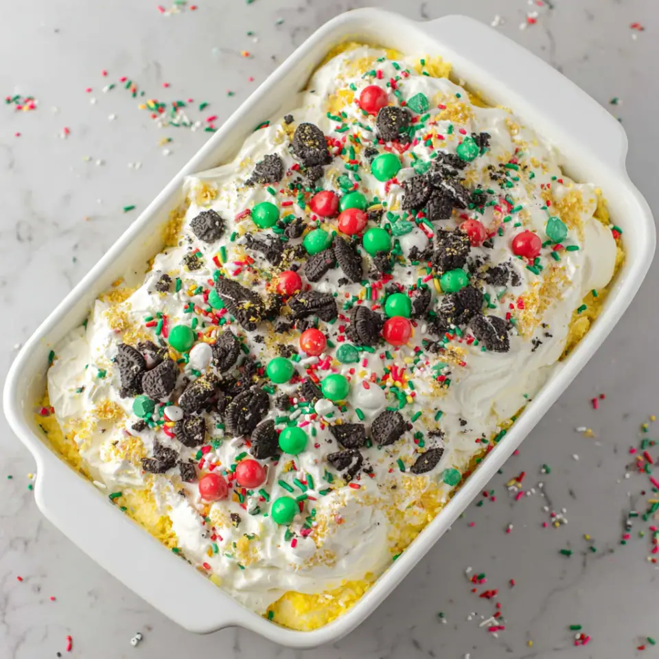 No Bake Christmas Cookie Lush