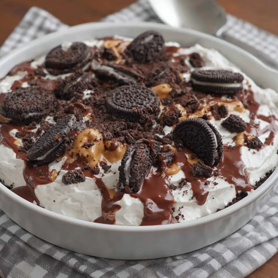 No-Bake Oreo Peanut Butter Pie Recipe