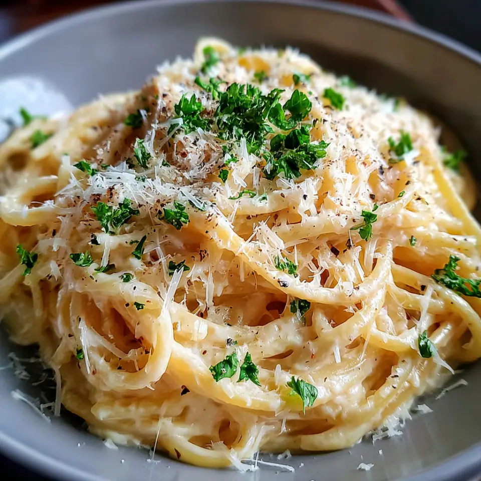 One Pot Creamy Garlic Pasta