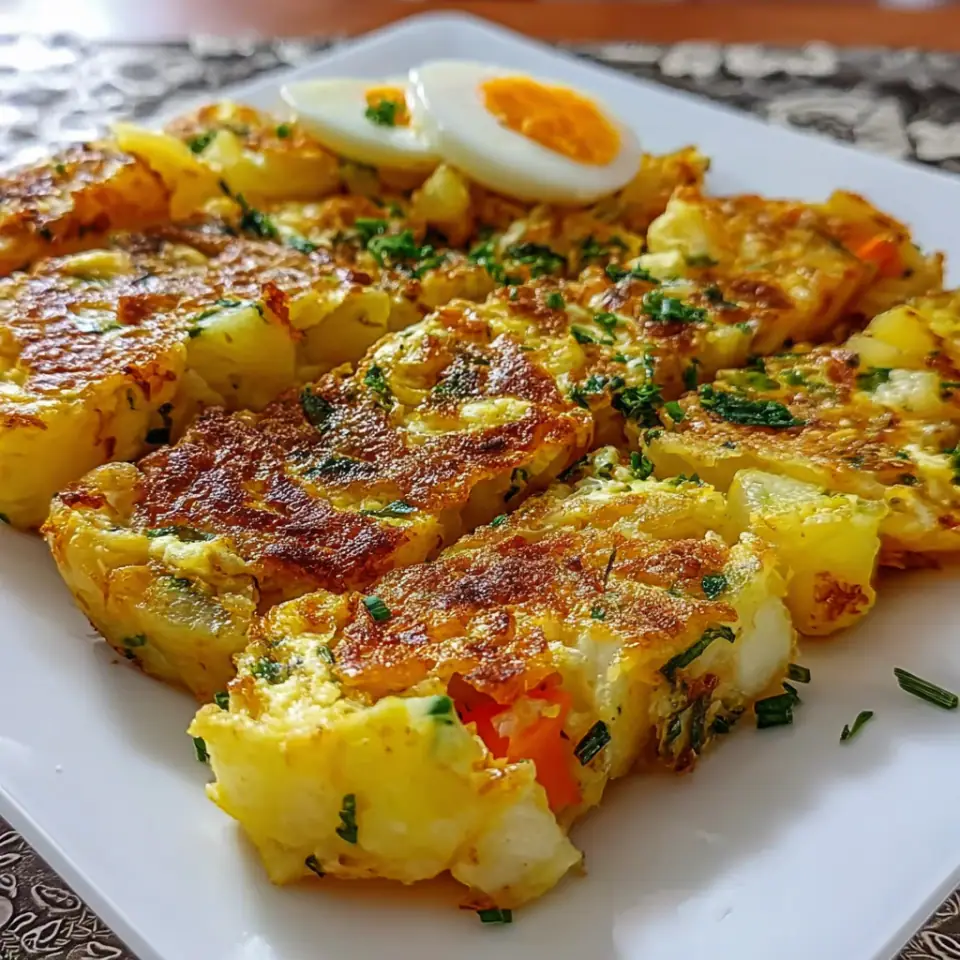 Potato and Zucchini Vegetable Fritters