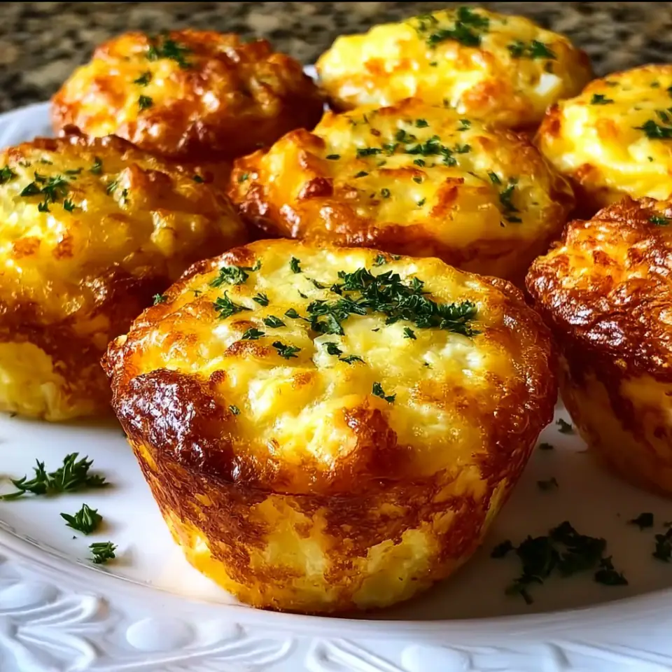 Cheesy Potato Muffins