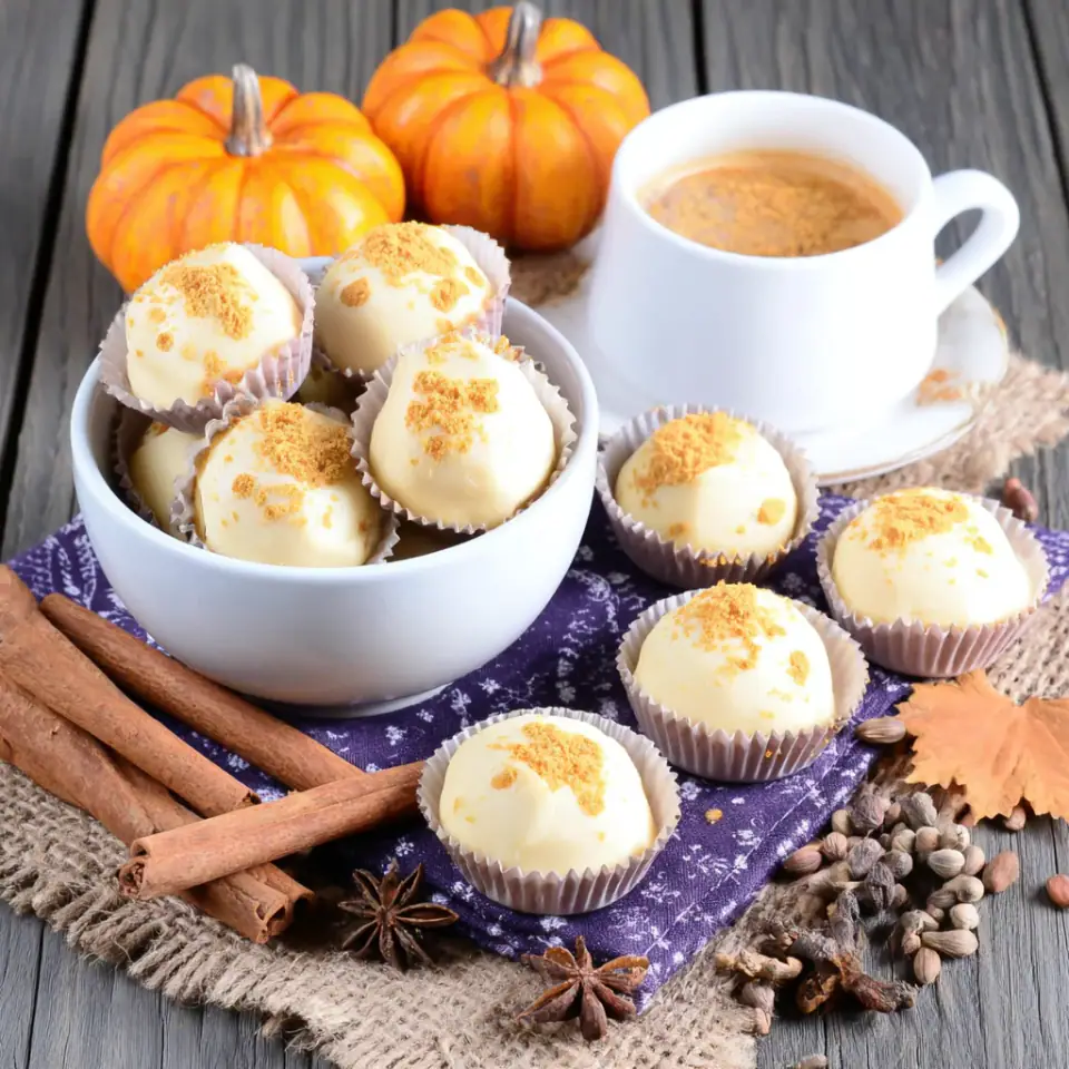 Pumpkin Spice Fat Bombs, ready to serve