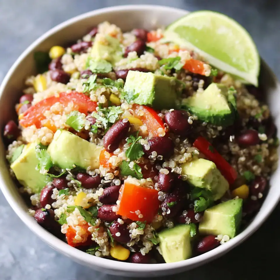 Quinoa & Black Bean Salad