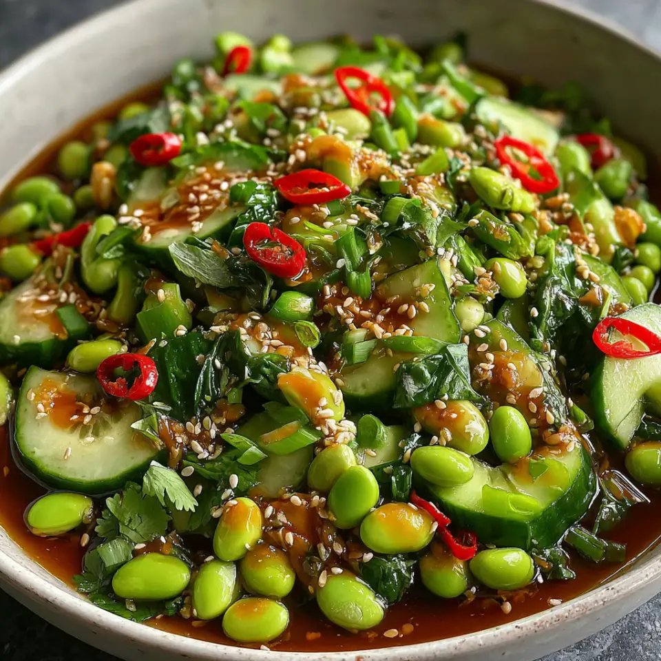 Salad with Asian Dressing