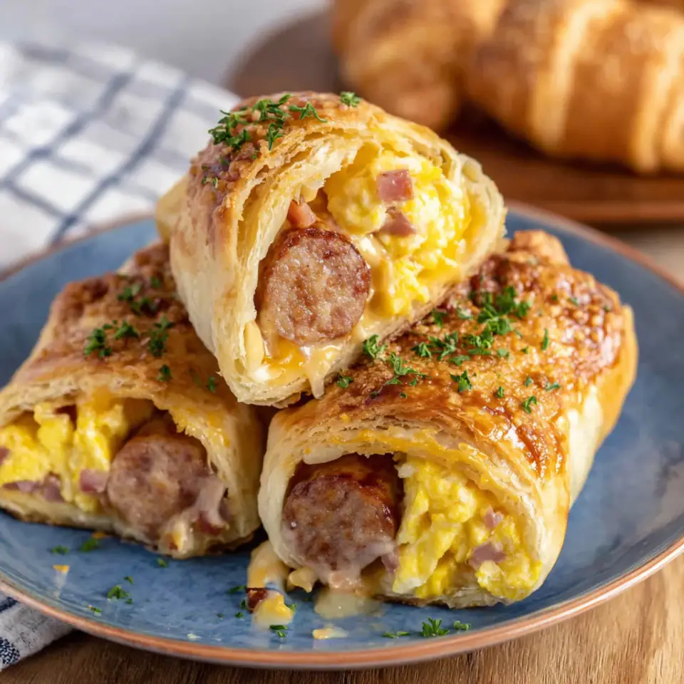 Sausage Egg Breakfast Roll-Ups