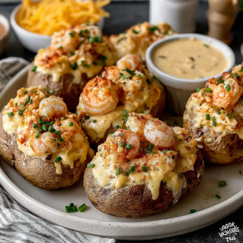 Seafood Stuffed Potatoes