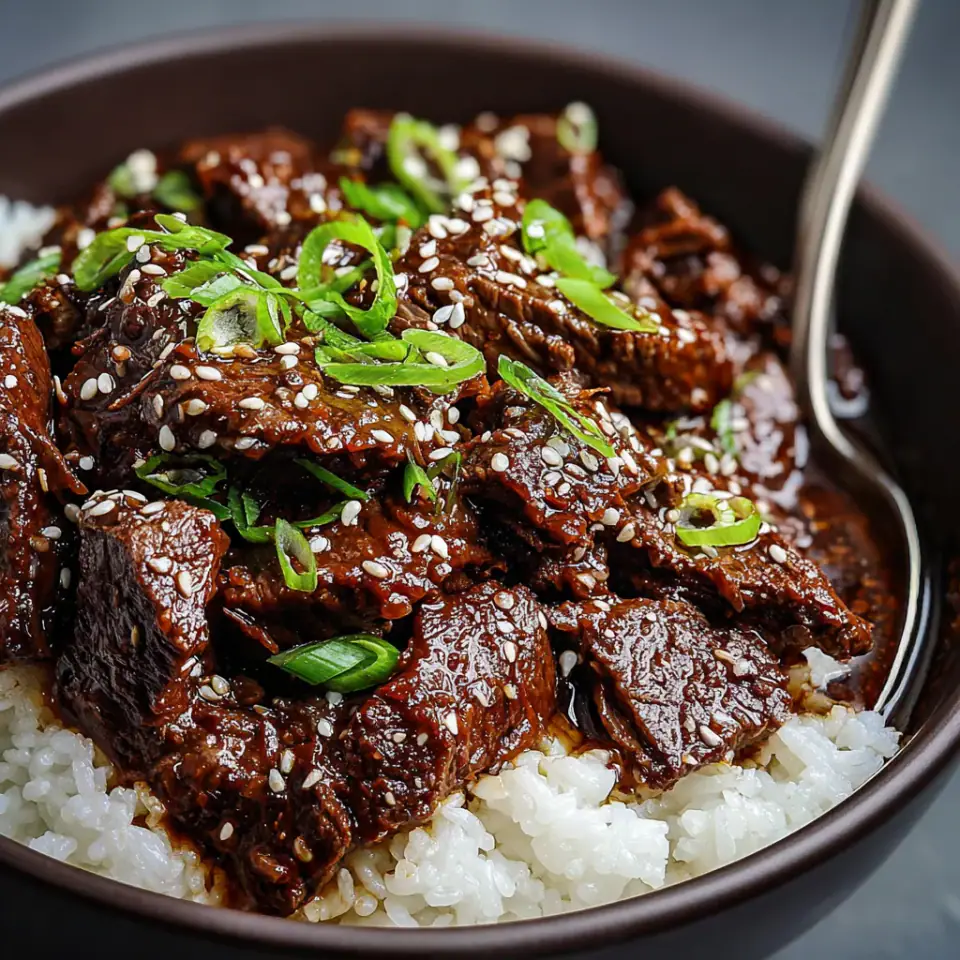 A close look at Slow Cooker Korean Beef