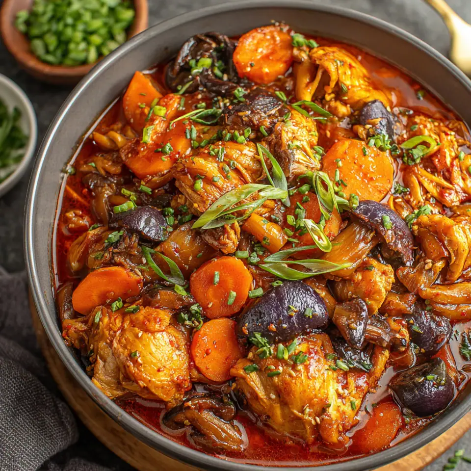 Slow Cooker Korean Chicken Stew