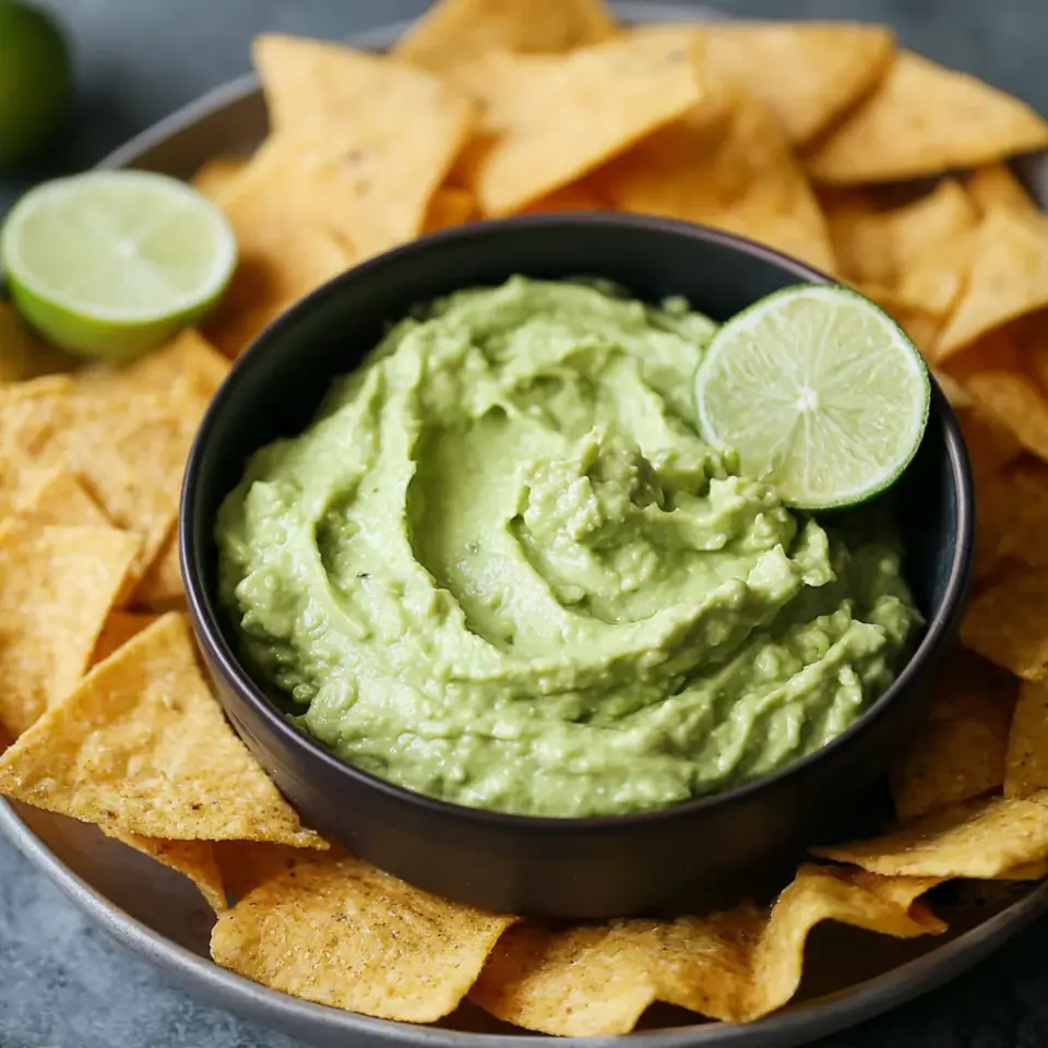 Spicy Avocado Dip, ready to serve