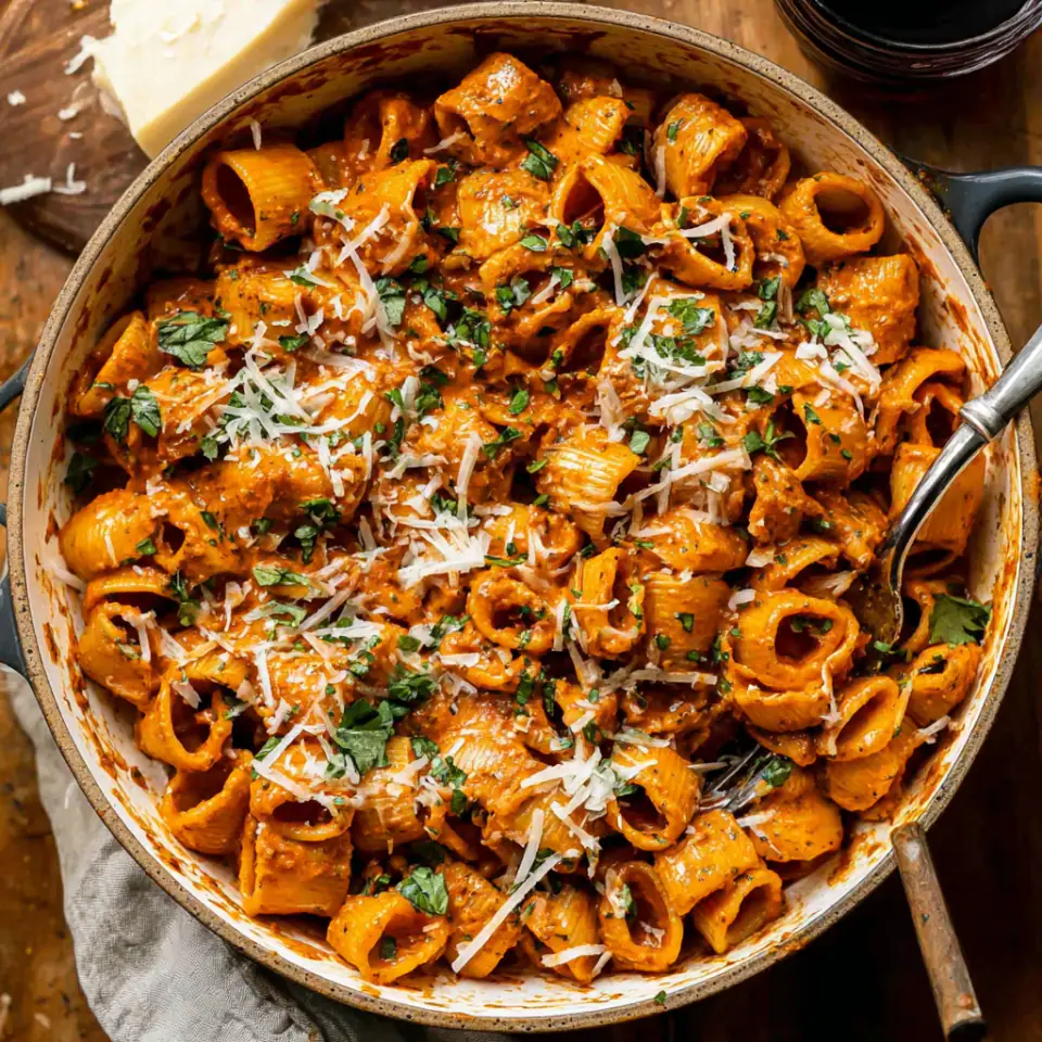 Spicy Pesto Pasta alla Vodka