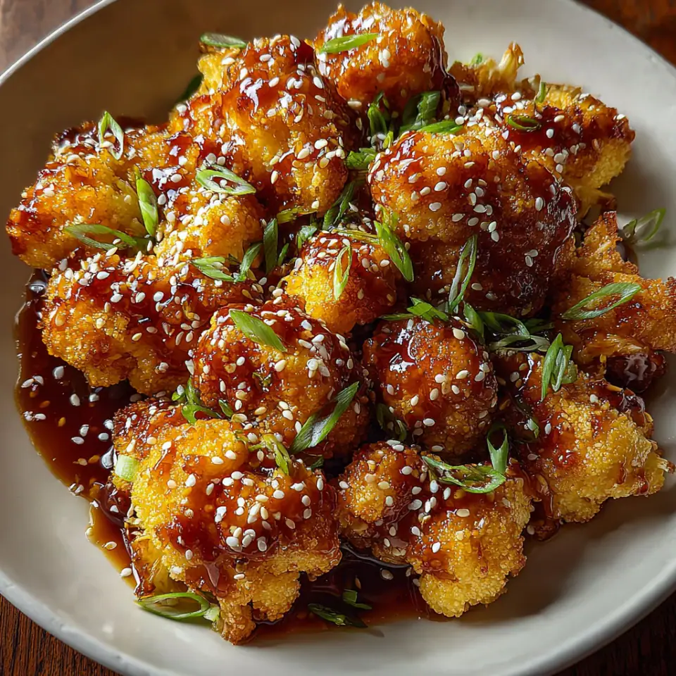 Sticky Sesame Cauliflower