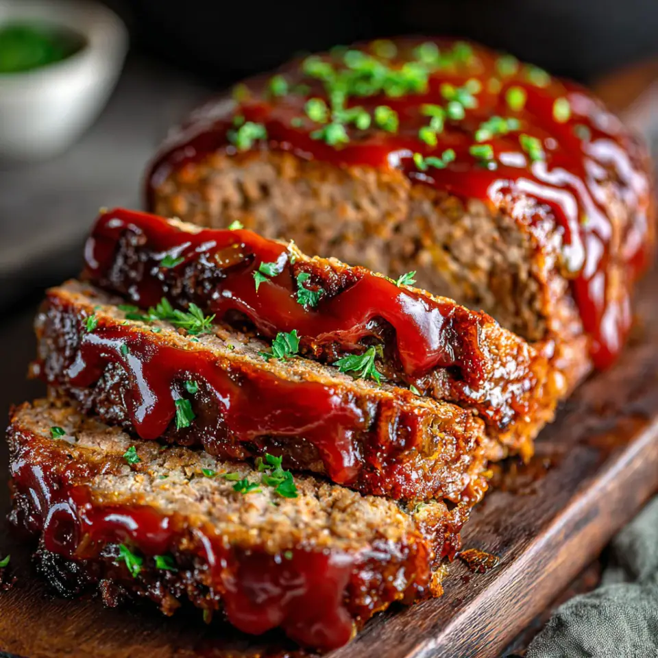 Stovetop Meatloaf, ready to serve