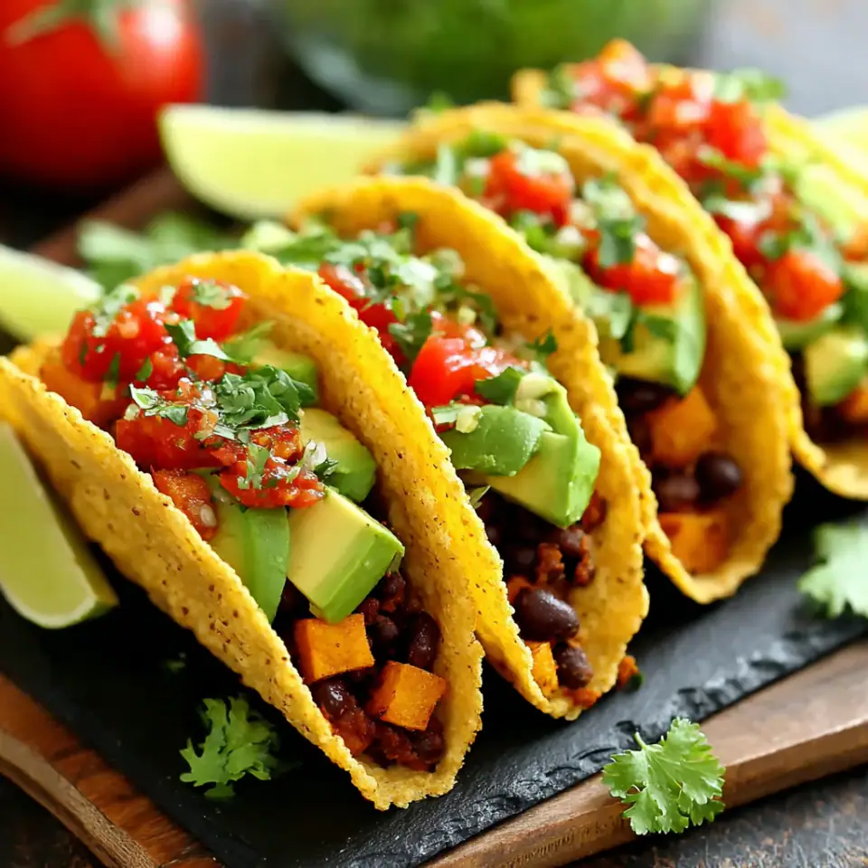 Sweet Potato and Black Bean Tacos