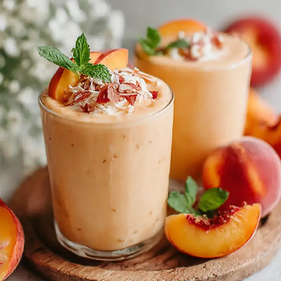 A close look at Peach Smoothie