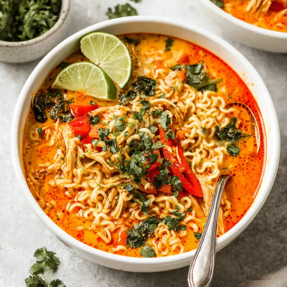 Thai Curry Soup, ready to serve