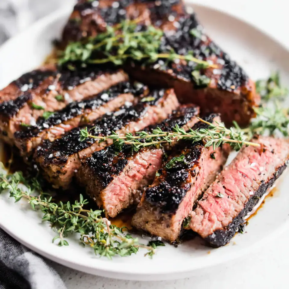 A close look at Easy Steak Marinade with Lemon, Garlic and Herbs