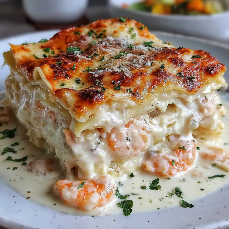 Creamy Seafood Lasagna