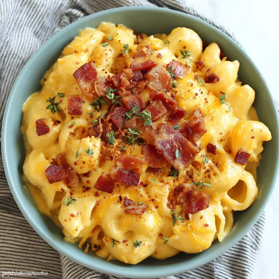A close look at Creamy Dairy-Free Mac and Cheese