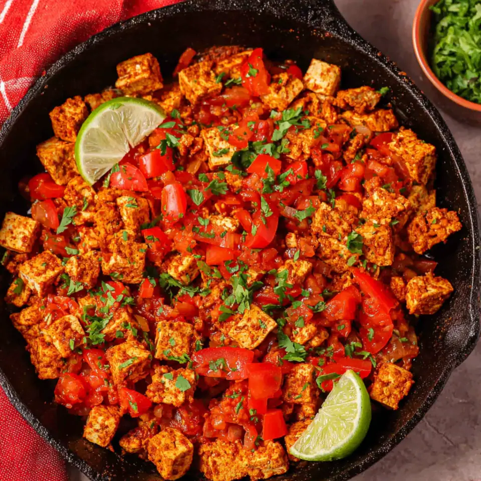 Tofu Sofritas with Tomato and Adobo