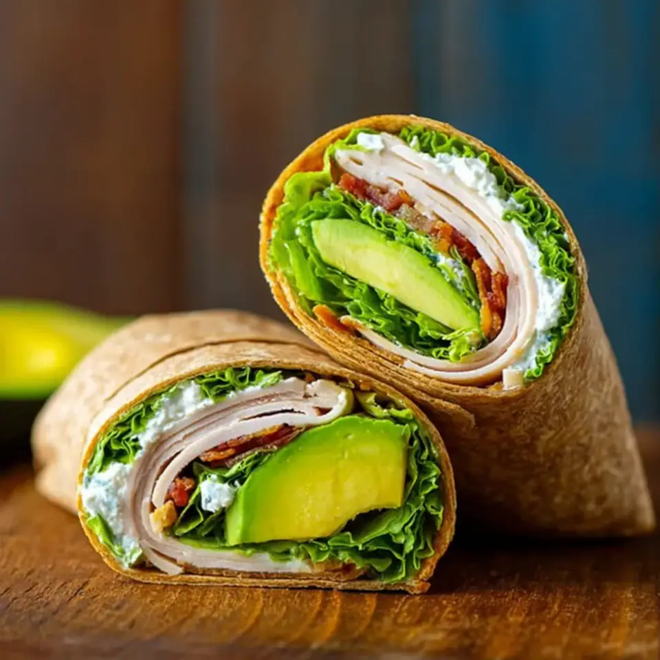 A close look at Turkey Avocado Wrap