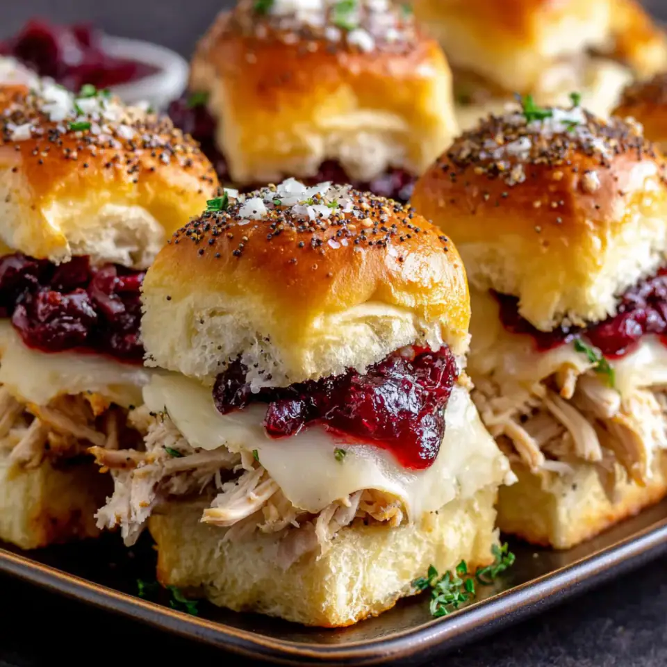 Turkey Cranberry Sliders