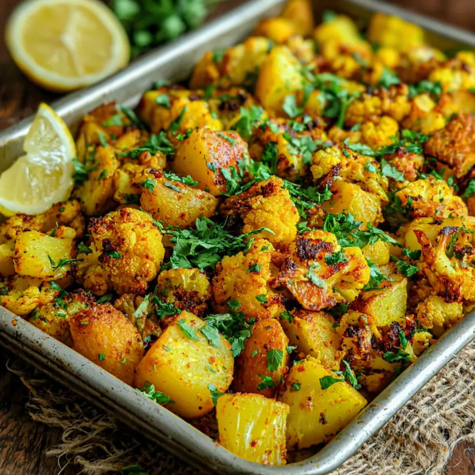 Sheet Pan Aloo Gobi