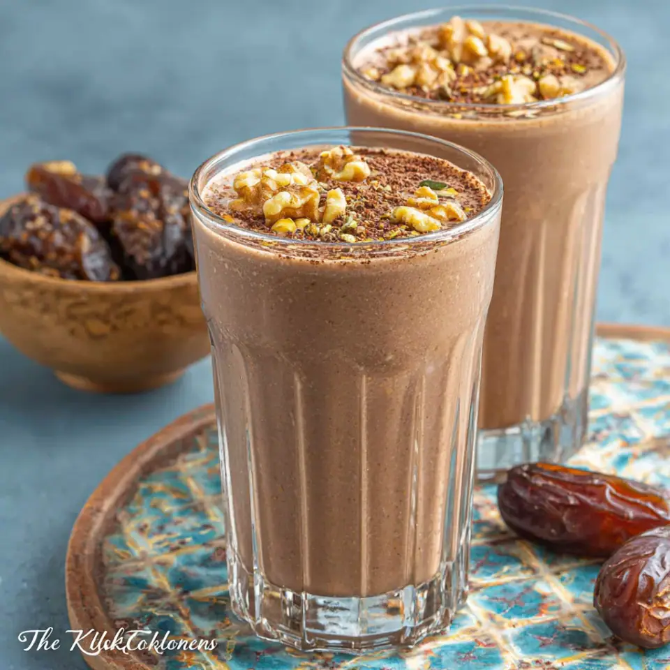 Walnut Smoothie, ready to serve