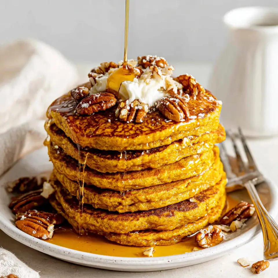 Whole Wheat Pumpkin Pancakes