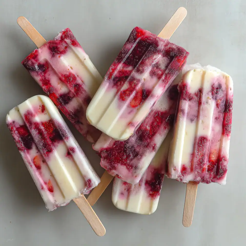 A close look at Yogurt Breakfast Popsicles