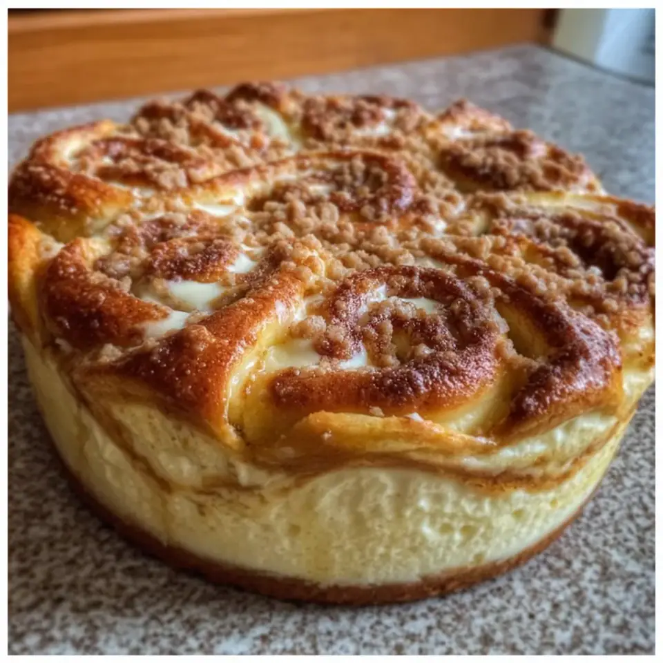 Cinnamon Roll Cheesecake
