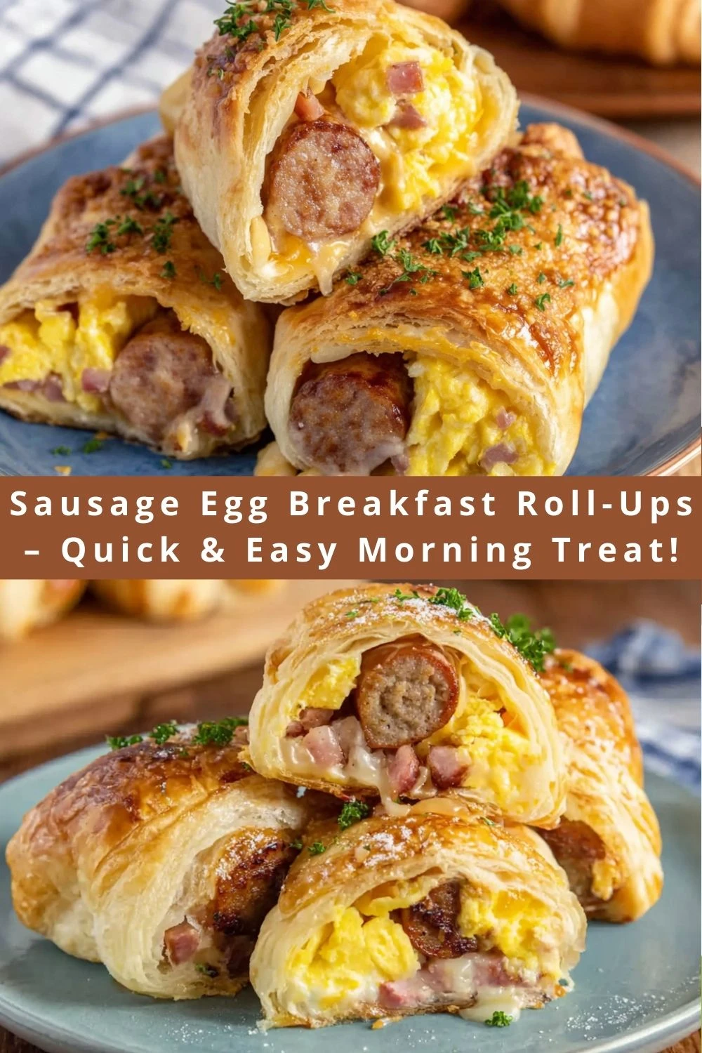 Sausage Egg Breakfast Roll-Ups – Quick & Easy Morning Treat!