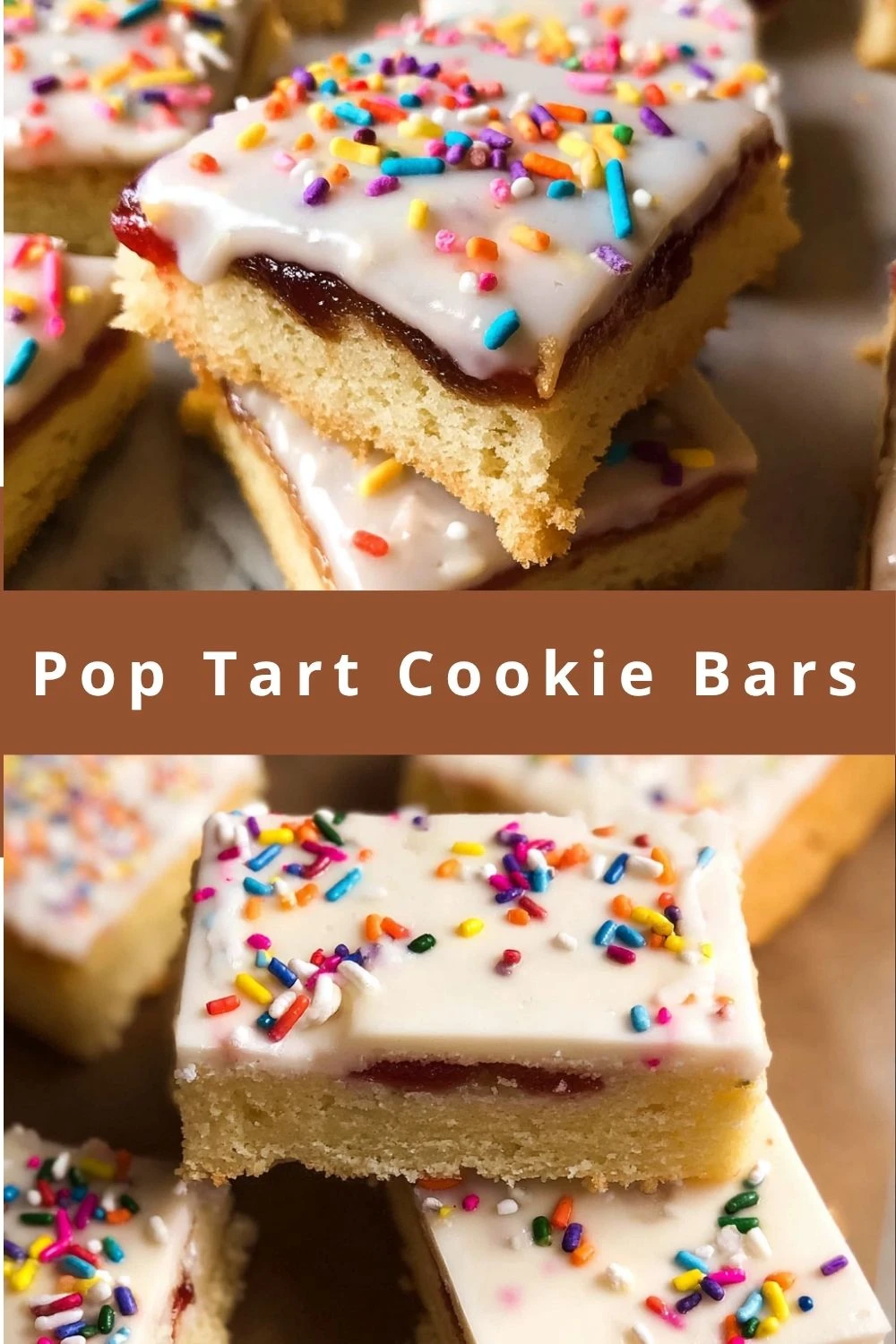 Pop Tart Cookie Bars