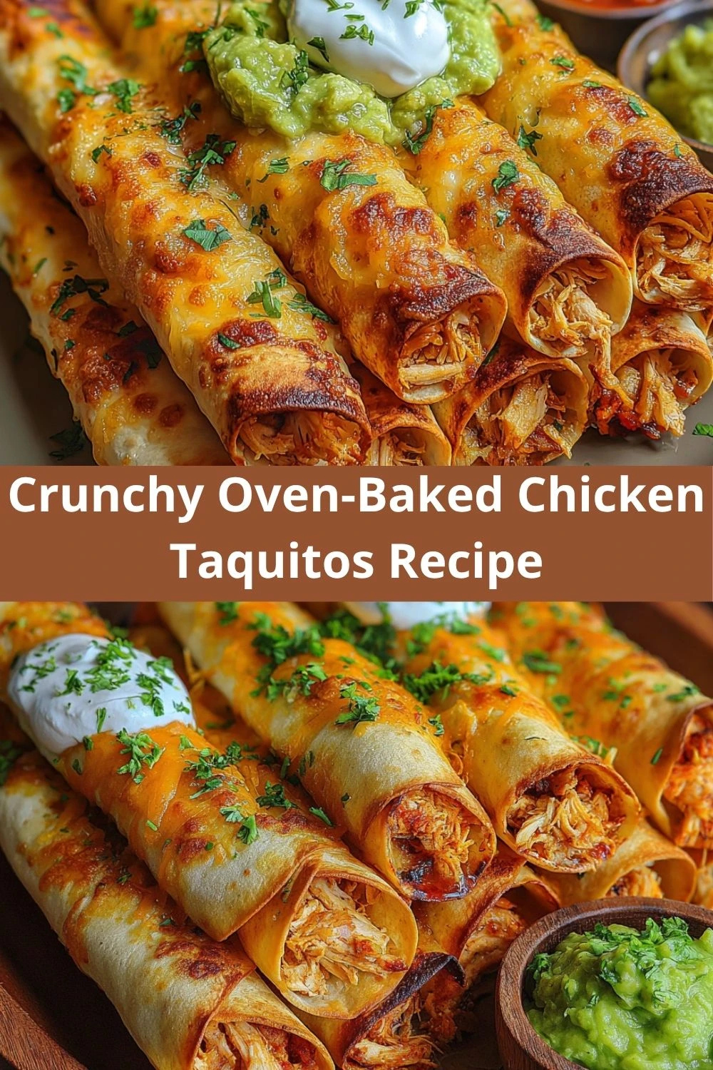 Crunchy Oven-Baked Chicken Taquitos Recipe