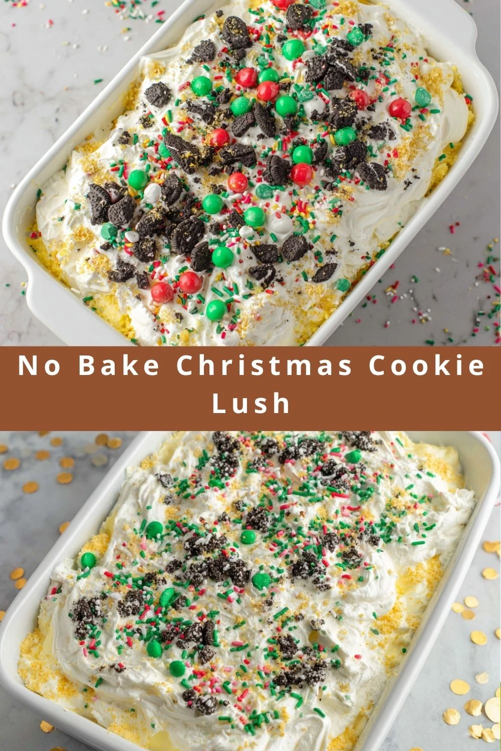 No Bake Christmas Cookie Lush