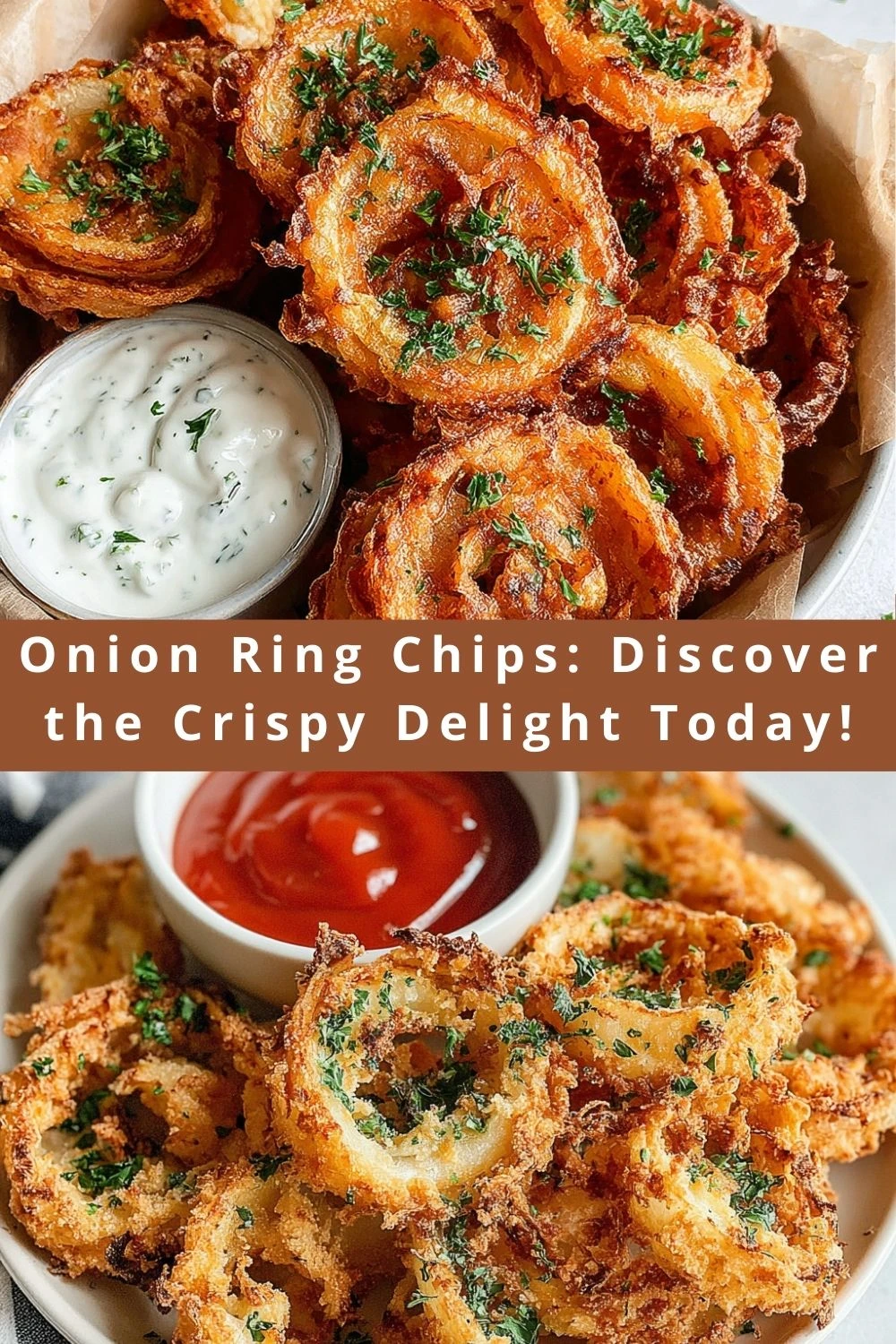 Crispy Onion Ring Chips