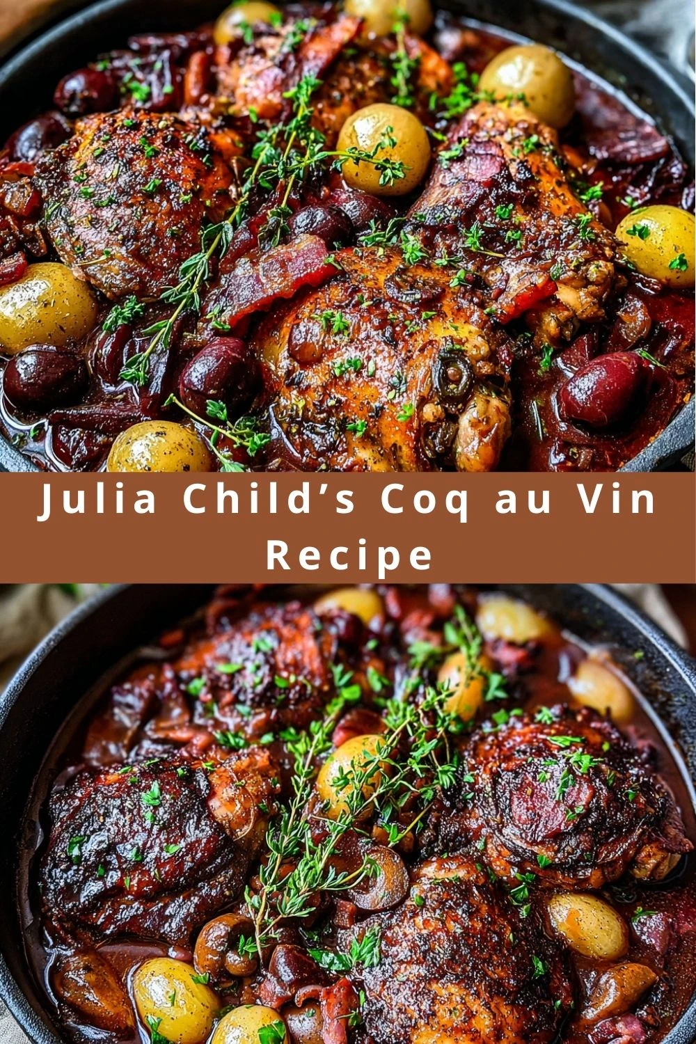 Julia Child’s Coq au Vin Recipe