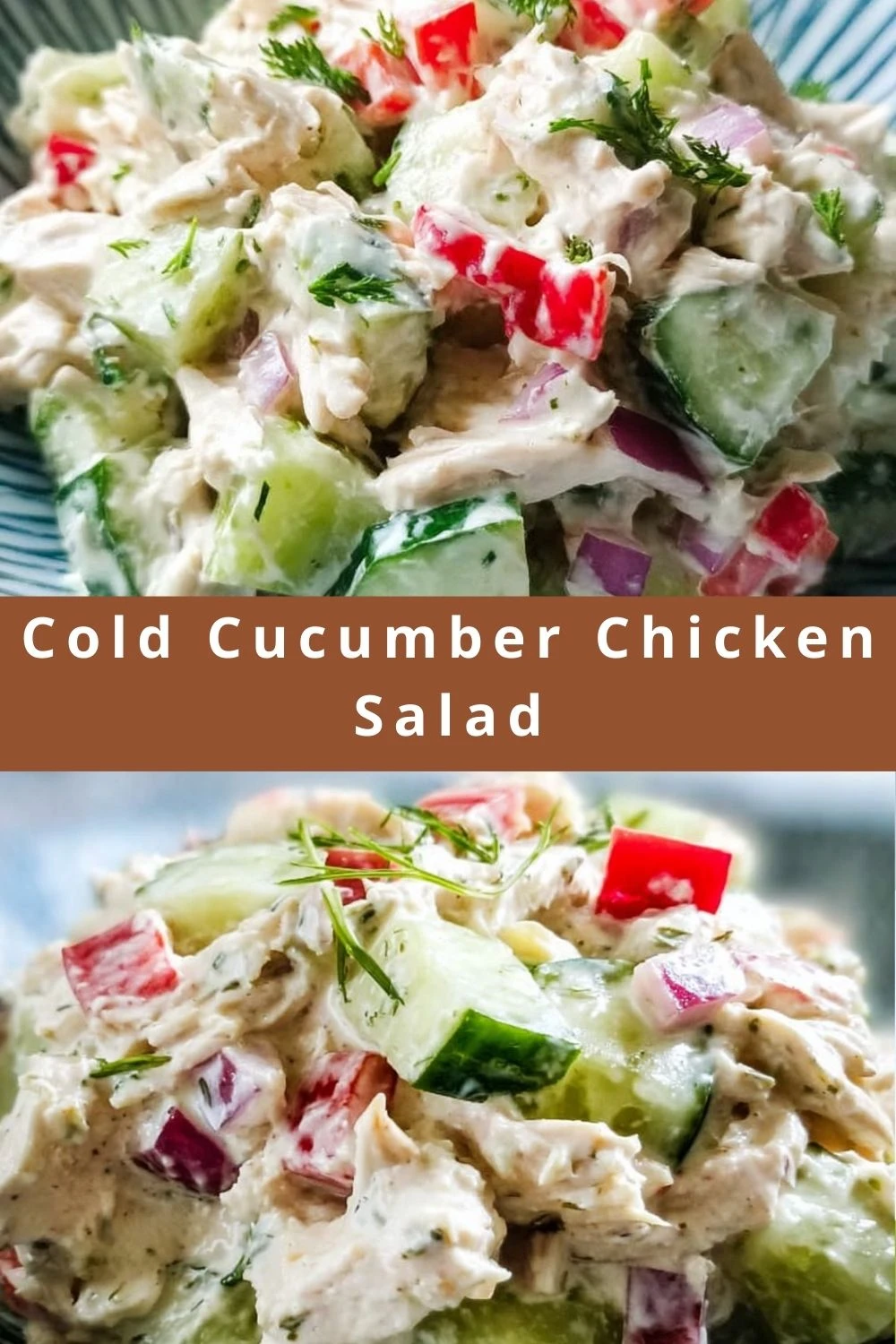 Cold Cucumber Chicken Salad
