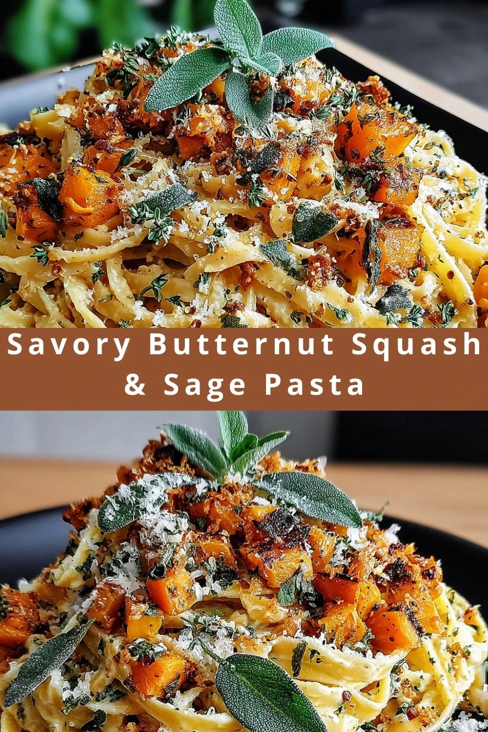 Savory Butternut Squash & Sage Pasta