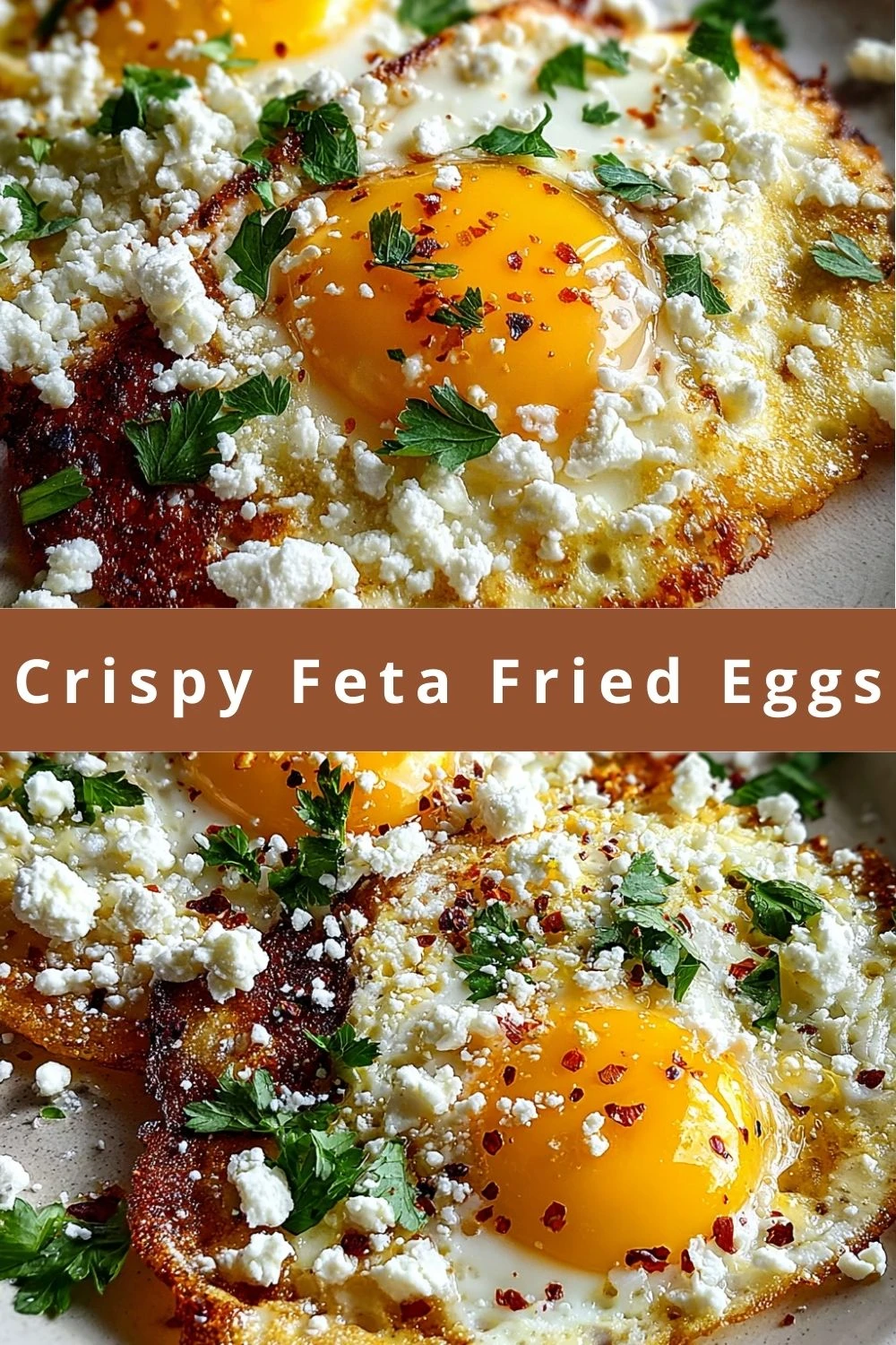 Crispy Feta Fried Eggs